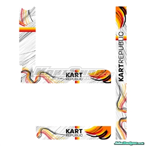 Stickers til X30 Køler, Standard, Kart Republic